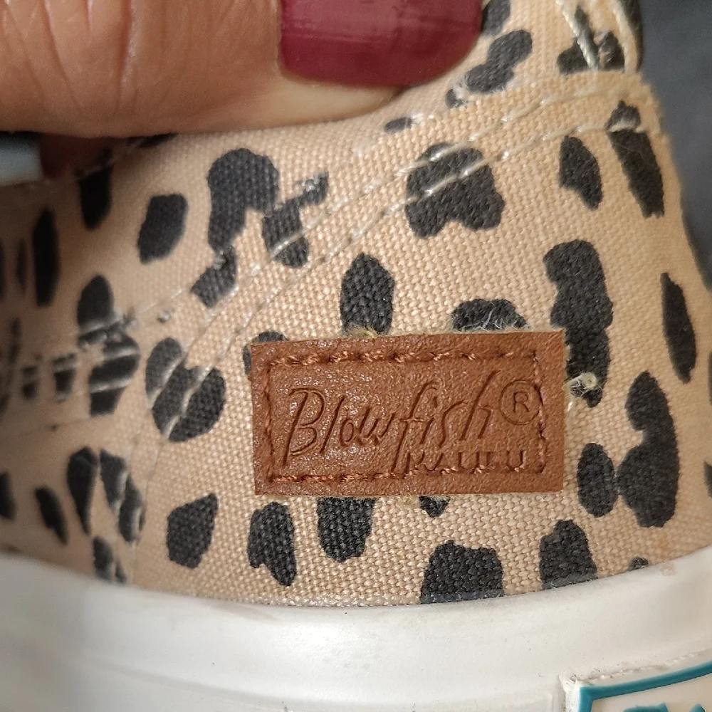 Blowfish Leopard Print Slip-On Sneakers - Picture 5 of 6